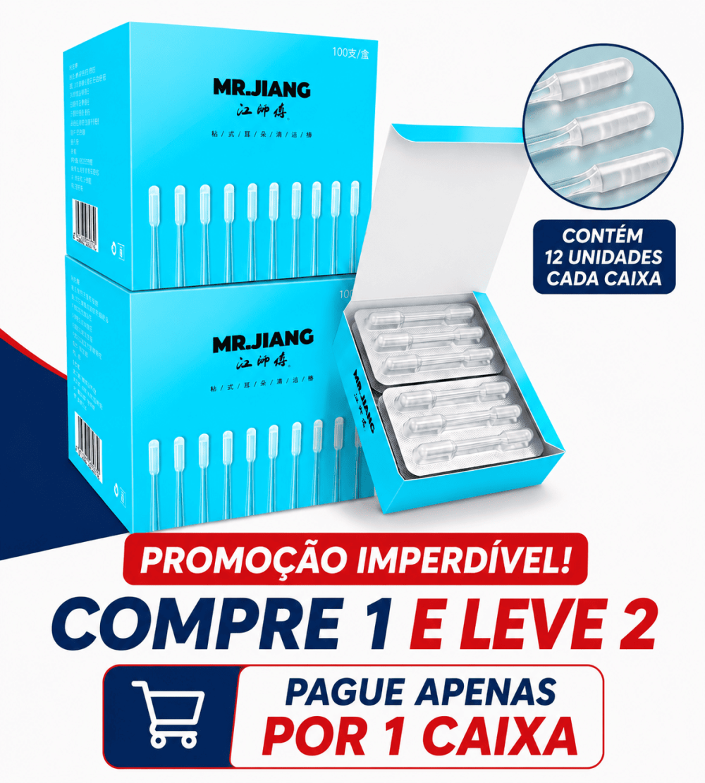 OuviClean - Cotonetes com ponta adesiva (COMPRE 1 LEVE 2) — imagem 1
